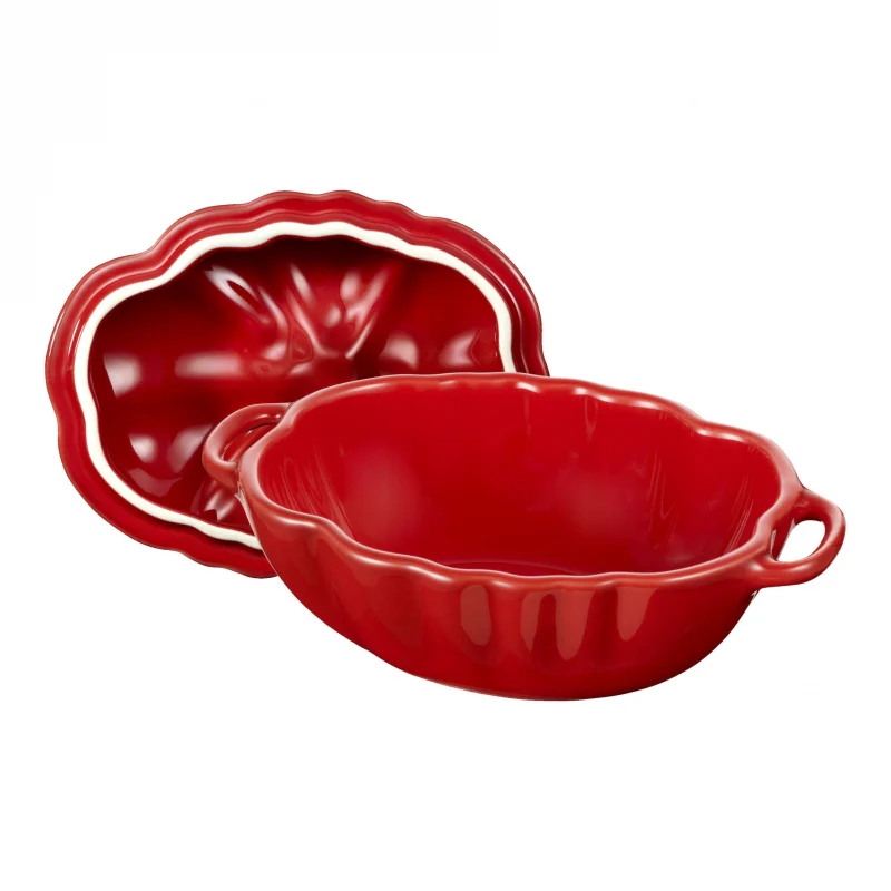 Staub CERAM Tomatencocotte 16 cm - Rood - Afbeelding 3